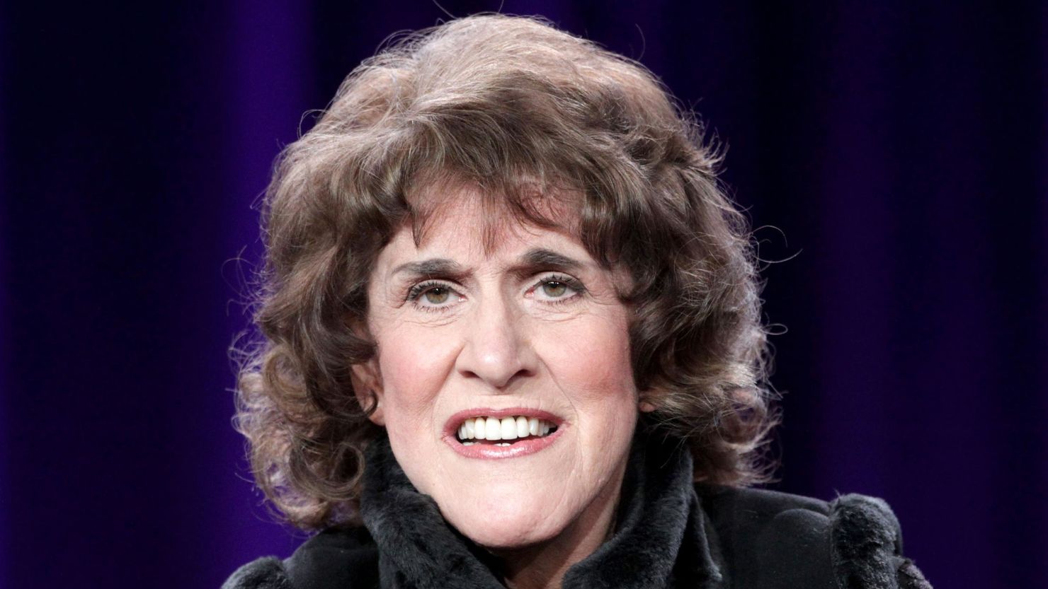 In this 2011 photo, actress Ruth Buzzi speaks during the "The Best of Laugh-In" panel at the PBS portion of the 2011 Winter TCA press tour held at the Langham Hotel in Pasadena, California.