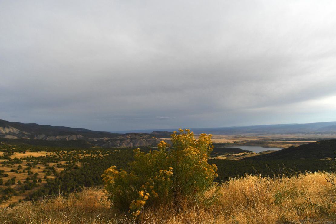 A view from the Grand Mesa on September 23, 2019 near Grand Junction, Colorado. 