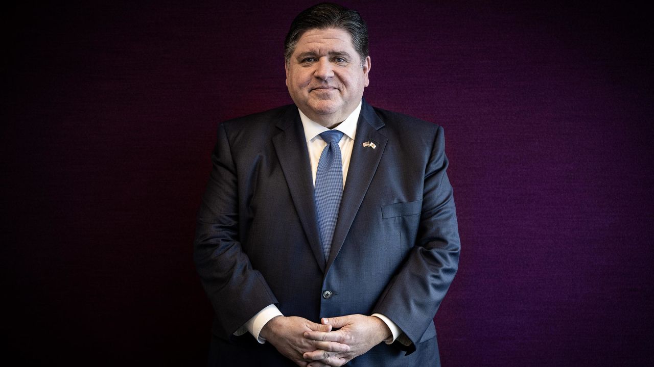 Gov. JB Pritzker in February 2023. 
