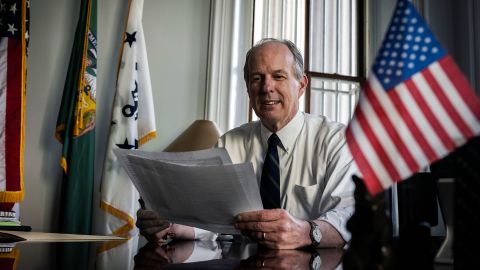 This May 2023 phtoo shows David Lebryk in his office in Washington, DC.