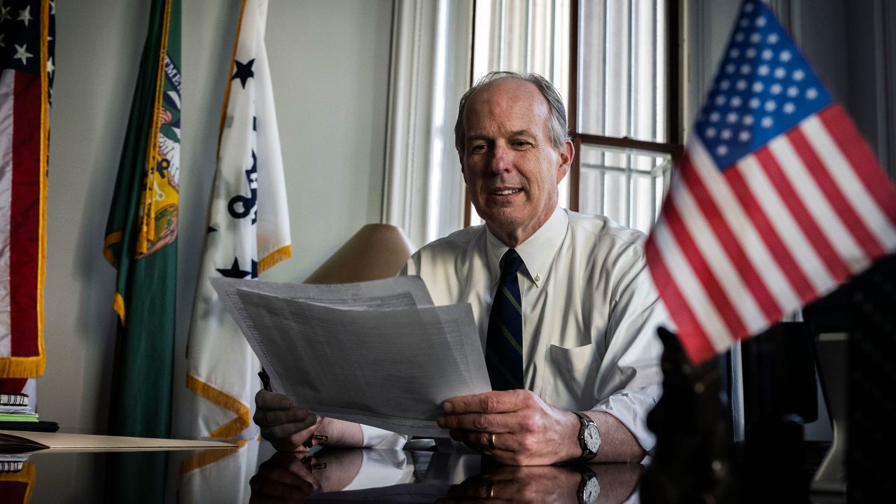 This May 2023 phtoo shows David Lebryk in his office in Washington, DC.