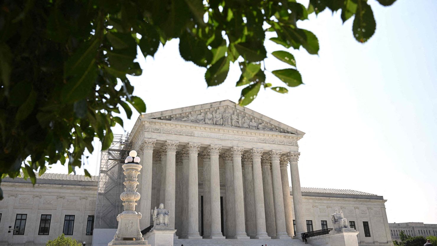 The US Supreme Court is seen in Washington, DC on May 25, 2023. 