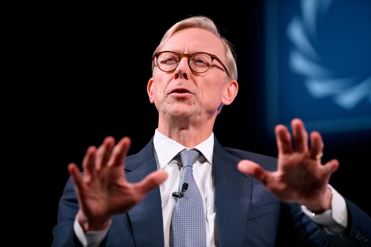 Brian Hook speaks onstage during the 2021 Concordia Annual Summit in 2021 in New York.