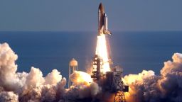 Space Shuttle Columbia lifts off of from the Kennedy Space Center January 16, 2003 in Cape Canaveral, Florida. 
