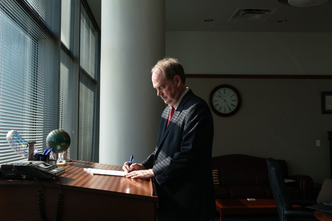 Timothy Corrigan, ketua hakim Pengadilan Distrik AS untuk Distrik Tengah Florida, di Jacksonville, Florida, AS, pada Senin, 25 September 2023.