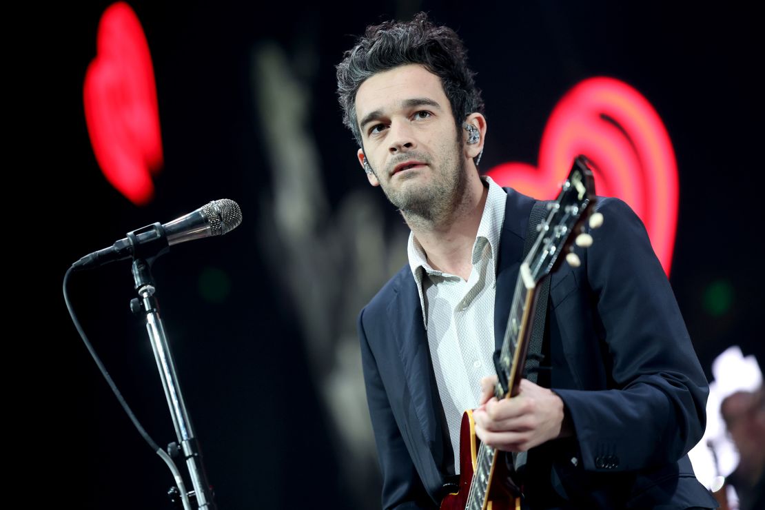 Matty Healy of The 1975 performs onstage at the 2024 iHeartRadio ALTer EGO Presented by Capital One at the Honda Center on January 13, 2024 in Anaheim, California. 