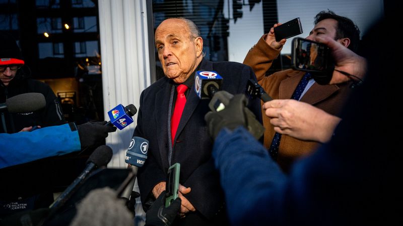 DC attorney discipline board recommends Rudy Giuliani be disbarred for bogus 2020 election fraud claim