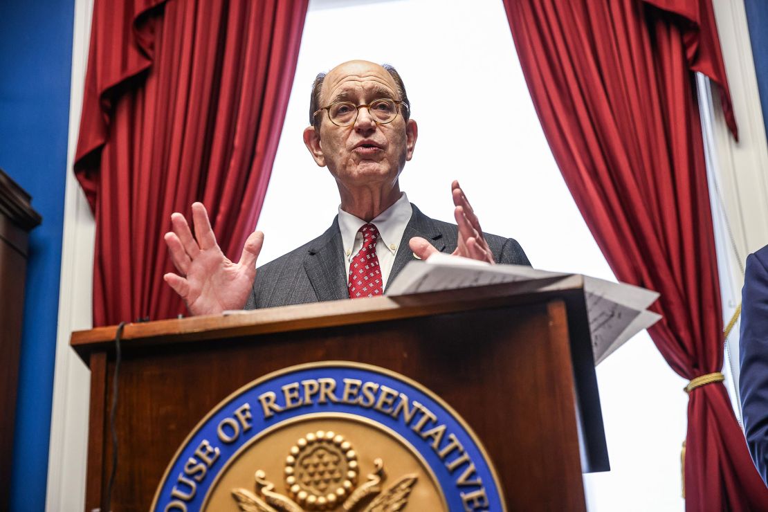 Rep. Brad Sherman during a news conference in Washington, DC, on March 6, 2024. 
