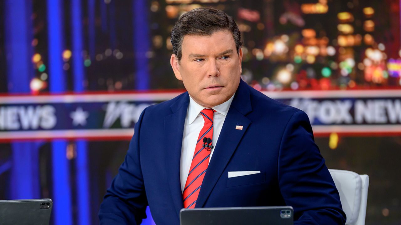 Bret Baier attends Fox News' Super Tuesday 2024 primary election coverage at Fox News Channel Studios on March 5 in New York City. 