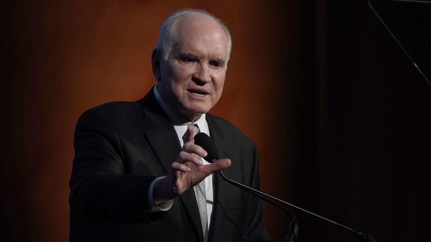 Rep. Michael Kelly speaking at the Ireland Funds 32nd National Gala, at the National Building Museum in Washington, DC, during the Taoiseach's visit to the US for St Patrick's Day. 