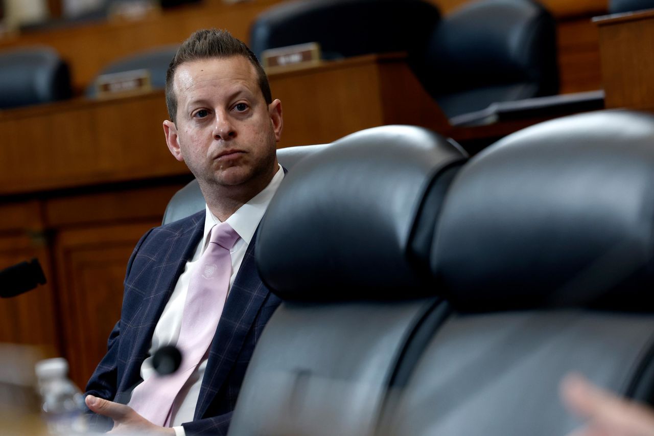 Rep. Jared Moskowitz listens during a hearing on March 19 in Washington, DC. 