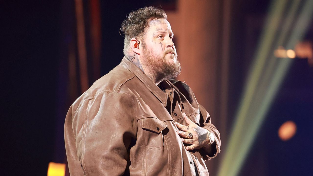 Jelly Roll performs onstage during the 2024 iHeartRadio Music Awards at Dolby Theatre in Los Angeles, California on April 1.