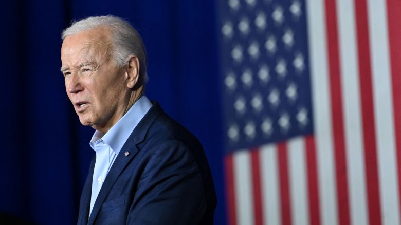 President Joe Biden speaks during a campaign event at the Scranton Cultural Center at the Masonic Temple in Scranton, Pennsylvania, on April 16, 2024. 