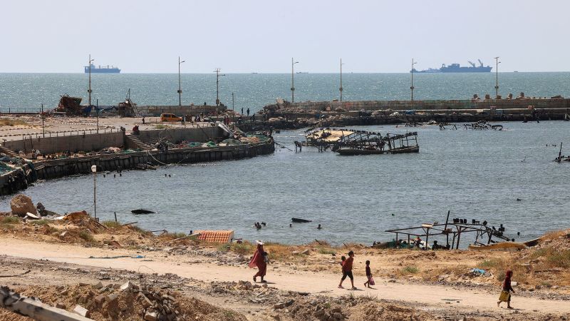High seas and low maintenance: Inside the turbulent US effort to build a pier into Gaza