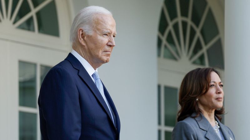 President Biden's Surprise Decision Not to Seek Re-election and Endorsement of Vice President Harris: Implications for the 2024 Presidential Race