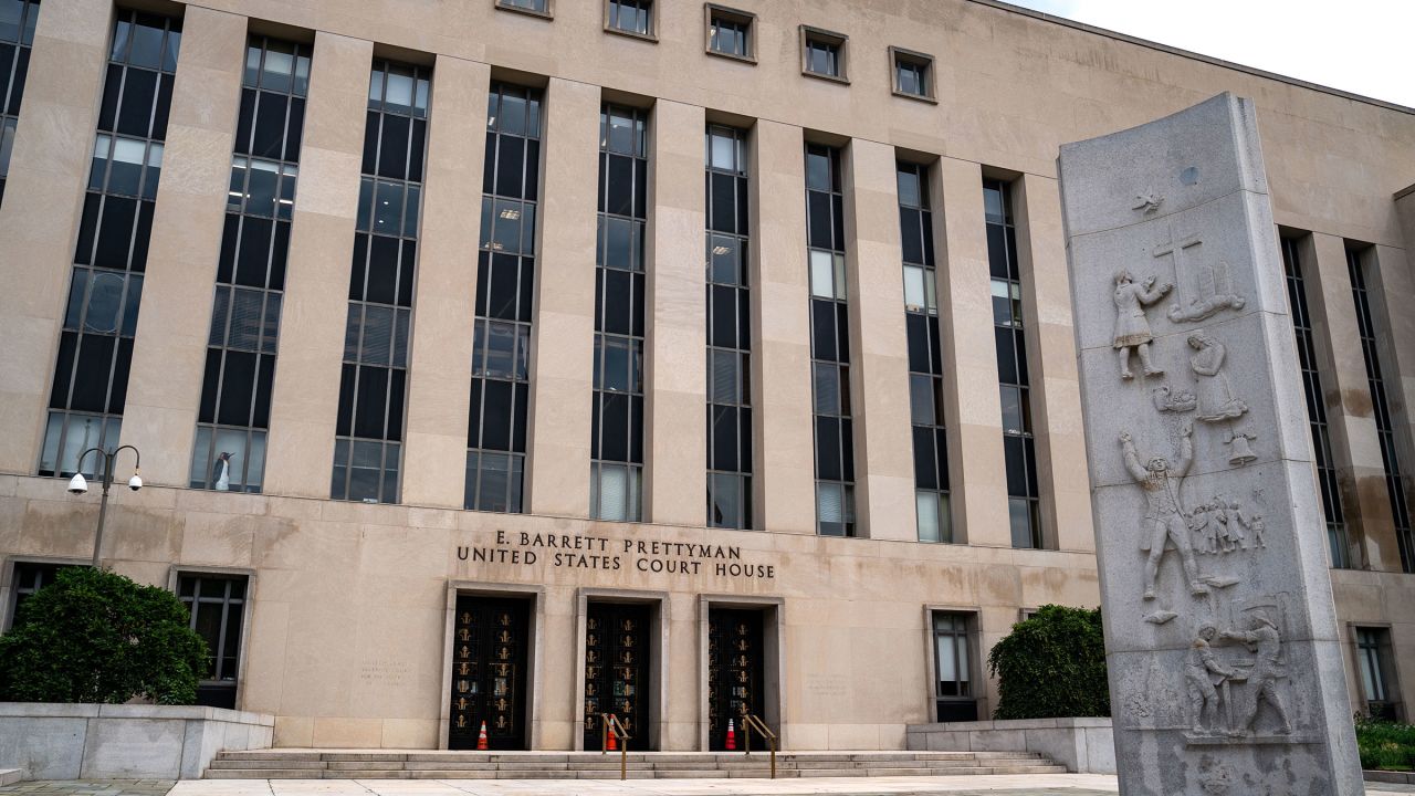 The E. Barrett Prettyman US Courthouse on June 6, 2024 in Washington, DC.