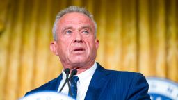 Presidential candidate Robert F. Kennedy, Jr. delivers a speech outlining his foreign policy vision at the Richard Nixon Presidential Library and Museum in Yorba Linda on Wednesday, June 12, 2024. 