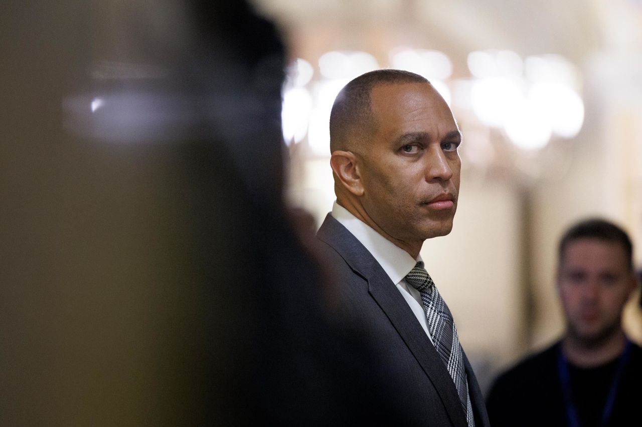 House Minority Leader Hakeem Jeffries on September 26 in Washington, DC. 