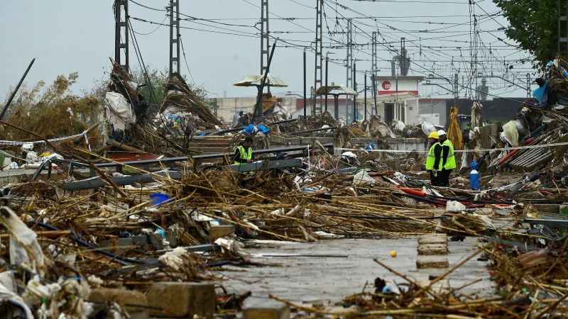 Thousands evacuated from Malaga as areas of Spain hit with nearly a month’s rainfall in one hour | CNN