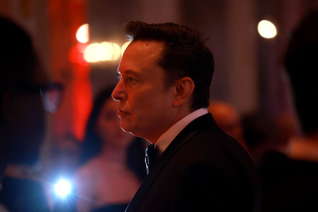 Elon Musk attends the America First Policy Institute Gala held at Mar-a-Lago on November 14 in Palm Beach, Florida. 