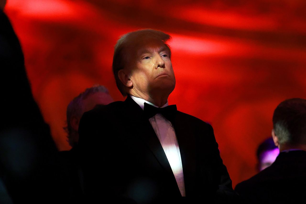 President-elect Donald Trump attends the America First Policy Institute Gala held at Mar-a-Lago on November 14, 2024 in Palm Beach, Florida. 