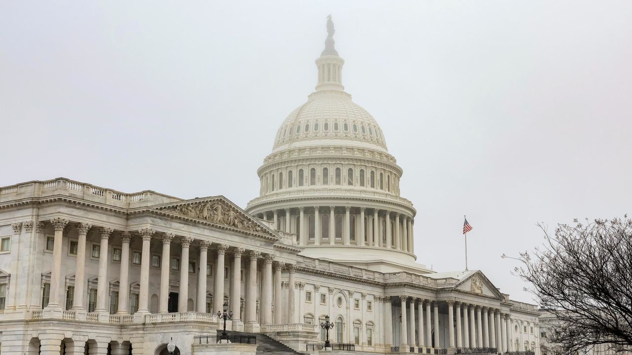 A view of the US Capitol on December 10 in Washington, DC.