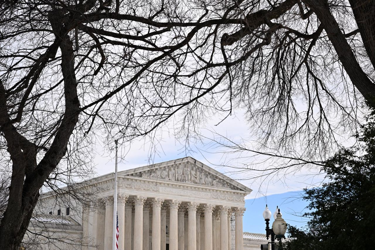 The US Supreme Court is seen in Washington, DC on January 10, 2025. 