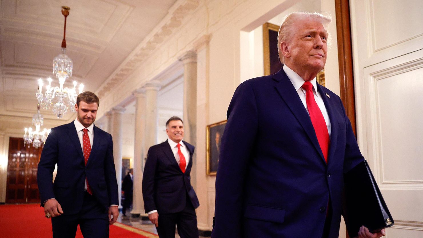 Trump in White House after his return to US Presidency. Photo: CNN.   