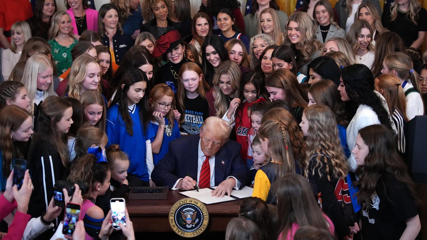 Trump takes action to ban transgender women from women’s sports | CNN