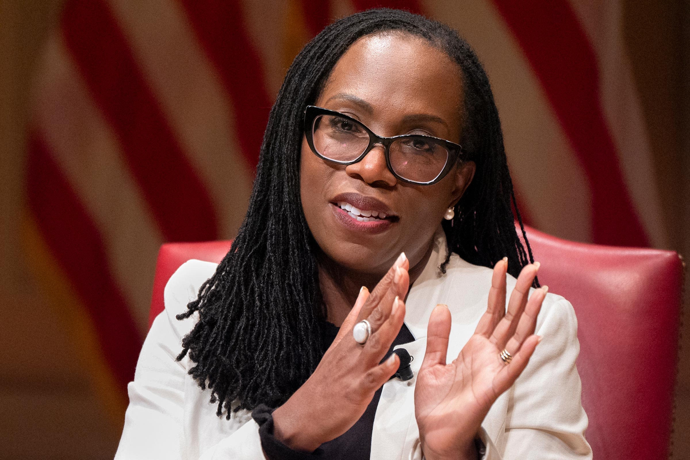 Justice Ketanji Brown Jackson says ‘state of our democracy’ keeps her up at night