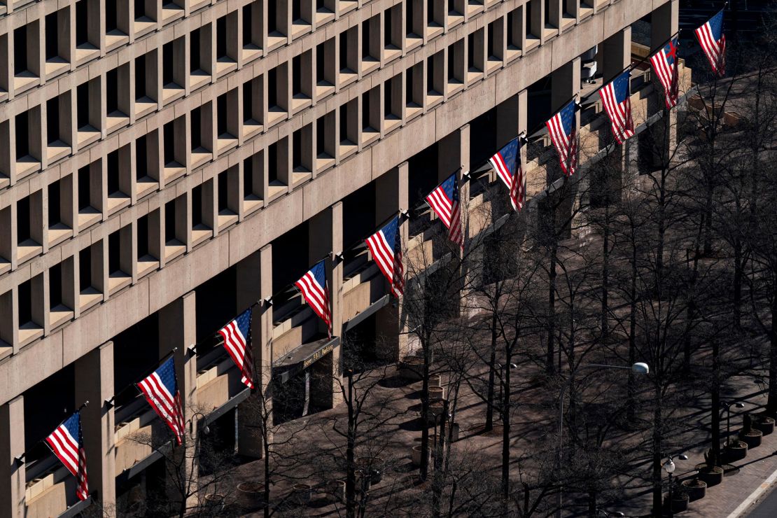 Das Federal Bureau of Investigation (FBI) J. Edgar Hoover (FBI) in Washington, DC, am 24. Februar. 