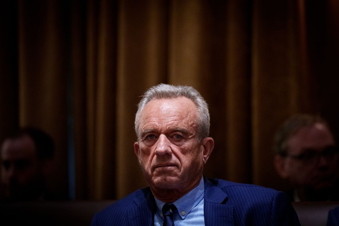 Health and Human Services Secretary Robert F. Kennedy Jr. attends a Cabinet meeting at the White House on February 26 in Washington, DC.