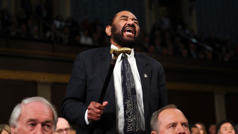 House will vote on censure for Rep. Al Green after Trump speech protest