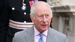 King Charles III at an exhibition at Somerset House in London on March 26, 2025.