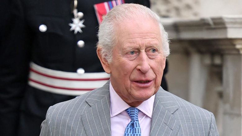 King Charles III at an exhibition at Somerset House in London on March 26, 2025.