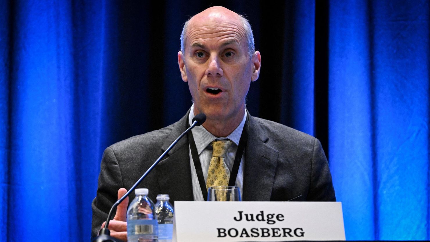 US District Court Judge James Boasberg in Washington, DC, on April 2.