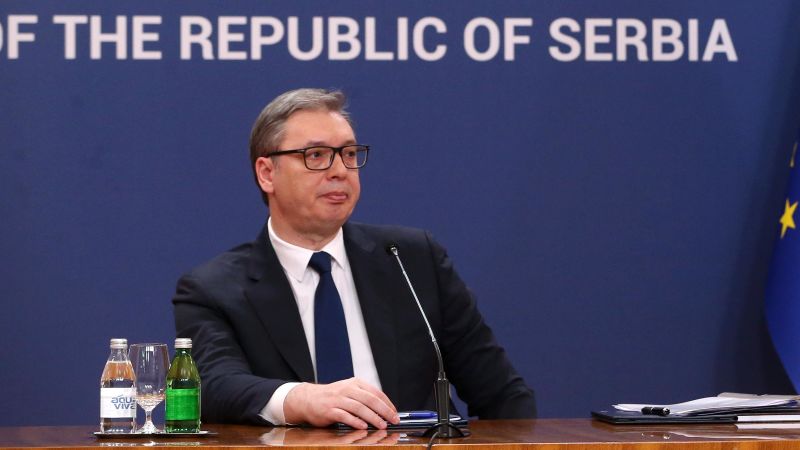 Serbia’s President Vucic cuts short US visit and returns home after falling ill