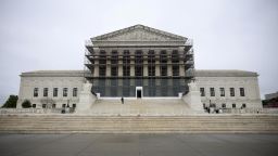 The US Supreme Court is seen on April 7 in Washington, DC.