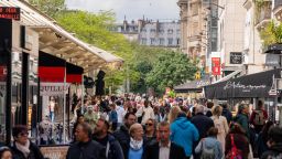 The Les Halles shopping area in Paris, France, on April 15.