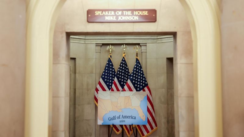 GOP push to formalize Trump’s ‘Gulf of America’ runs into resistance in House | CNN Politics