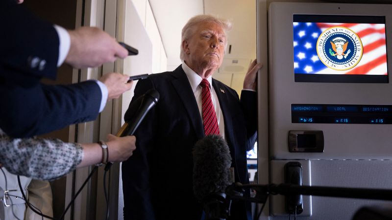 Diverting Trump’s Middle East trip to Turkey would be a logistical nightmare. Trump says it’s still ‘a possibility.’