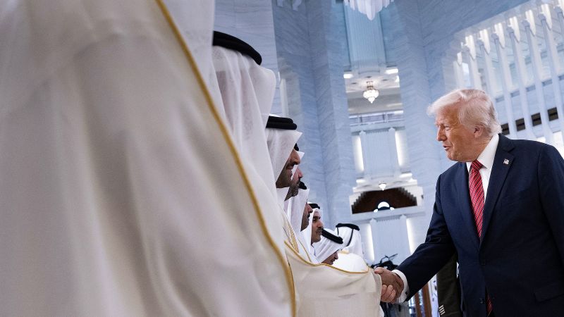Trump sheds his MAGA isolationism during Middle East trip