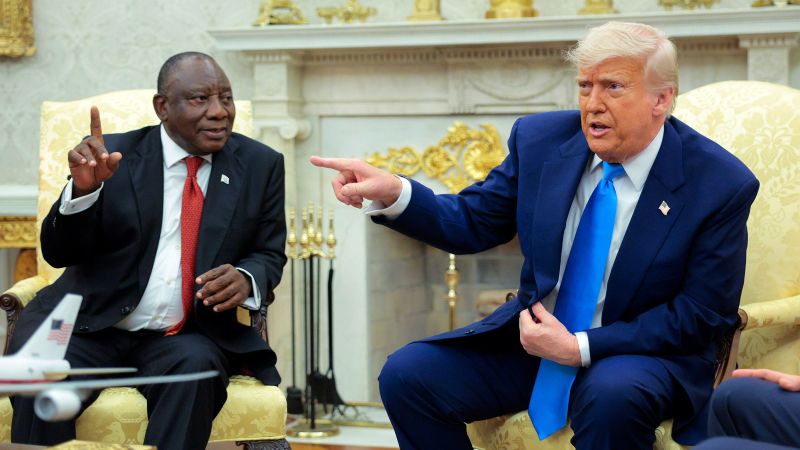 How the White House orchestrated Trump’s Oval Office ambush of South African president