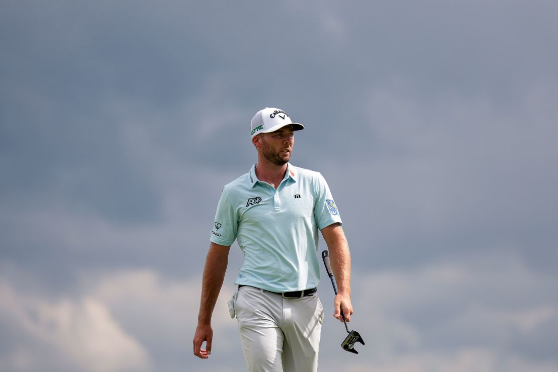 Sam Burns of the United States looks on during the third round of the 125th U.S. OPEN at Oakmont Country Club on June 14 in Oakmont, Pennsylvania.