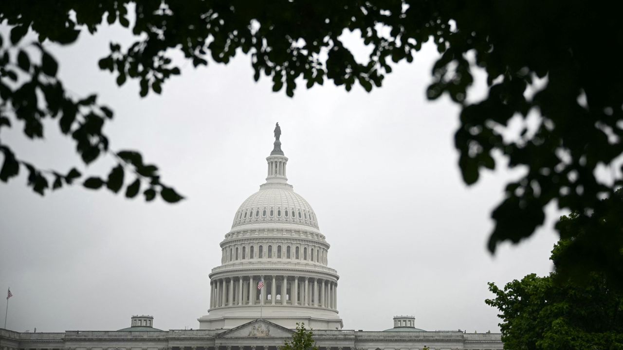 A view of the US Capitol building on June 27, in Washington, DC.