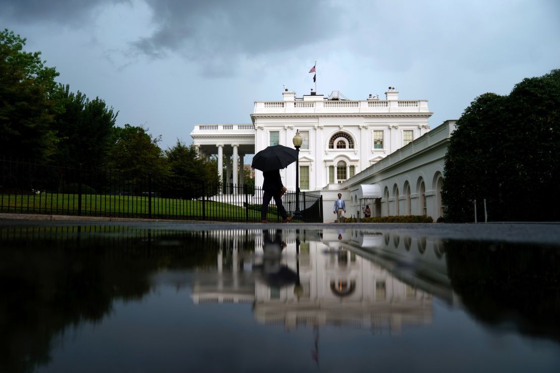 The White House in Washington, DC, on Tuesday, July 1.