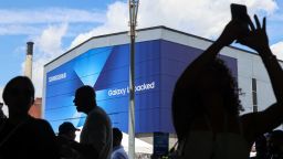 The Galaxy Unpacked event in New York on July 9, 2025.