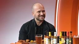 Hot Ones host and owner Sean Evans participates onstage at the "HubSpot Hot Ones" panel during INBOUND 2025 Powered by HubSpot at Moscone Center on September 05, 2025 in San Francisco, California.