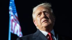 US President Donald Trump speaks to the media as he walks to Marine One prior to departure from the South Lawn of the White House in Washington, DC, October 24, 2025, as he travels on a week-long trip to Asia.
