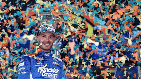Kyle Larson won his second career NASCAR Cup Series championship on Sunday at Phoenix Raceway.
